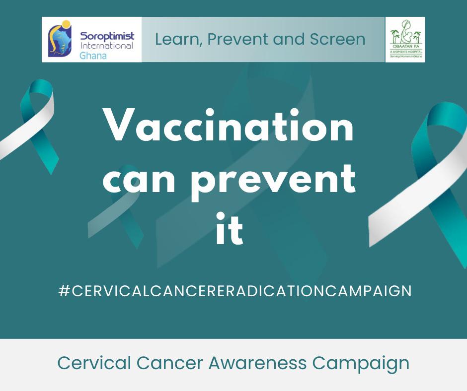 Soroptimist International Ghana Launch Cervical Cancer Awareness Campaign