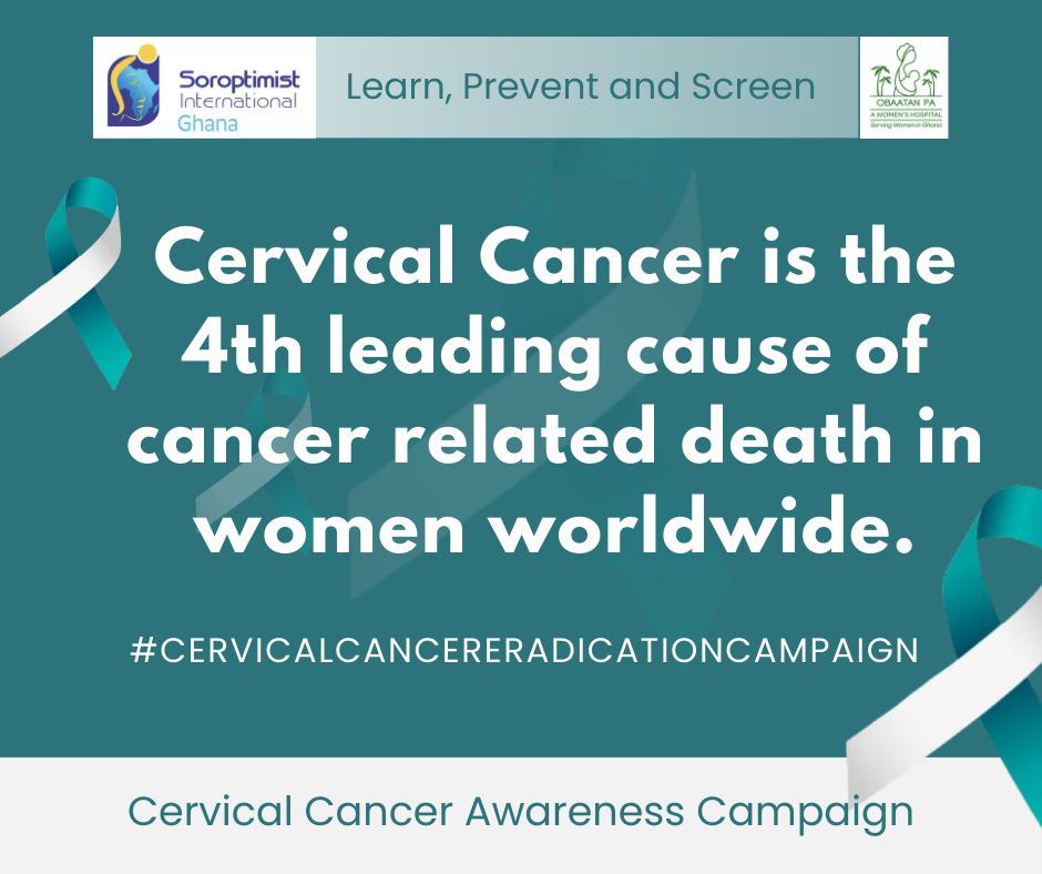 Soroptimist International Ghana Launch Cervical Cancer Awareness Campaign