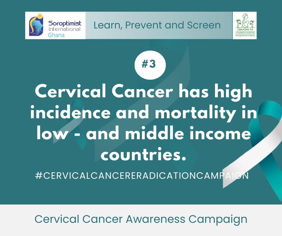 Soroptimist International Ghana Launch Cervical Cancer Awareness Campaign